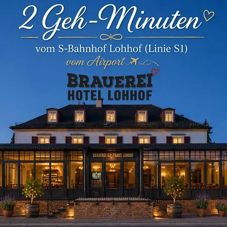 Szálloda Brauerei Lohhof Im Muenchner Norden, Direkt An Der S1, Naehe Vom Flughafen, Zentrum, A92, Allianz Arena, Ruderregatta Und Schiessanlage G- Hochbrueck Entfernt, Internationale Kueche